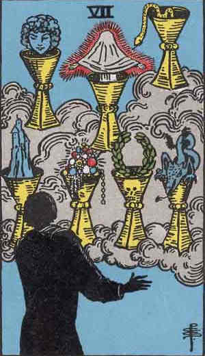 Seven of Cups Tarot Card